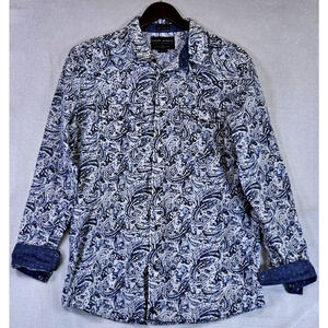 CODY JAMES Men's Western Shirt Pearl Snap Long Sleeve Cowboy Regular Fit Medium